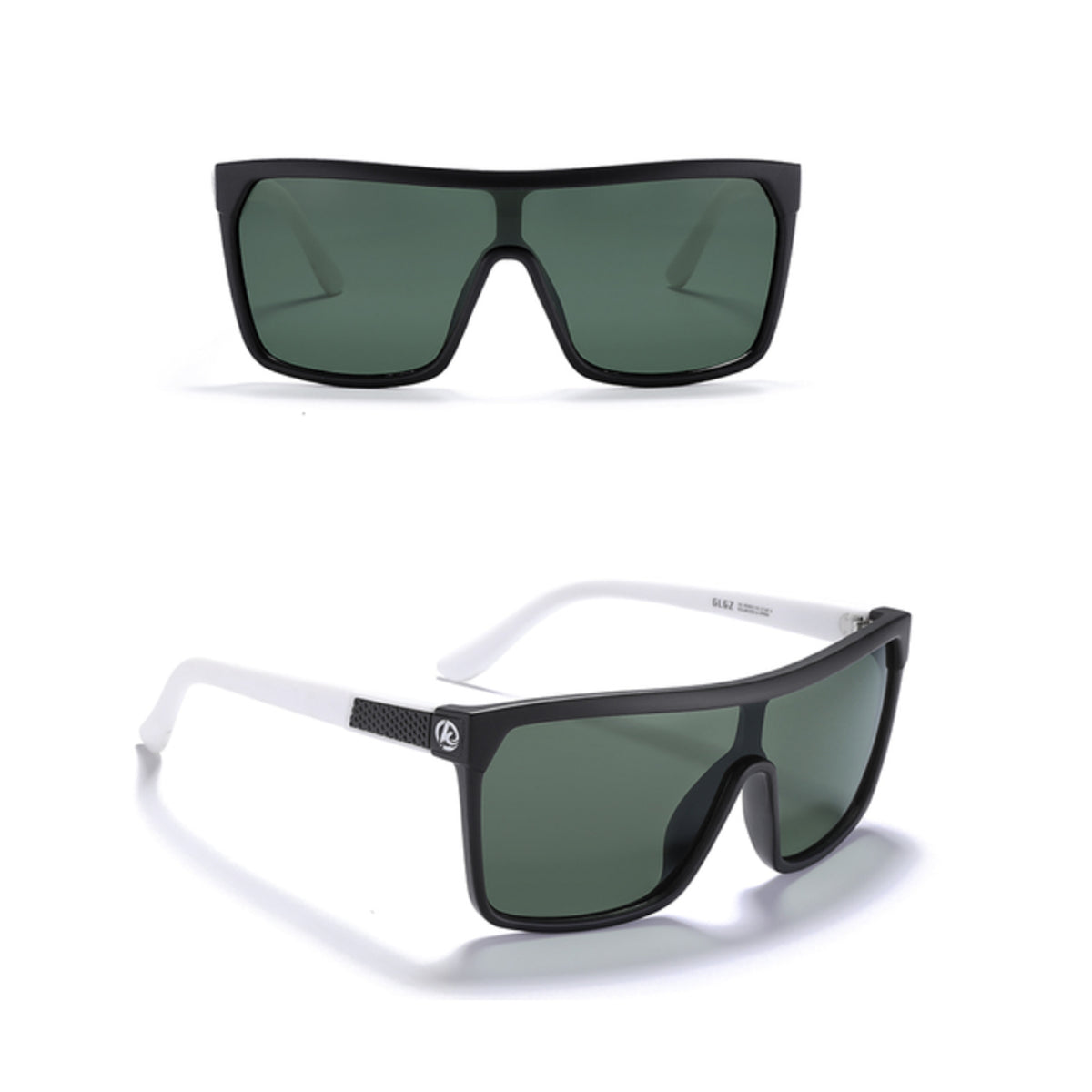Kdeam One-Piece Polarized Sunglasses C7 Mirror Ice Blue / As Shown